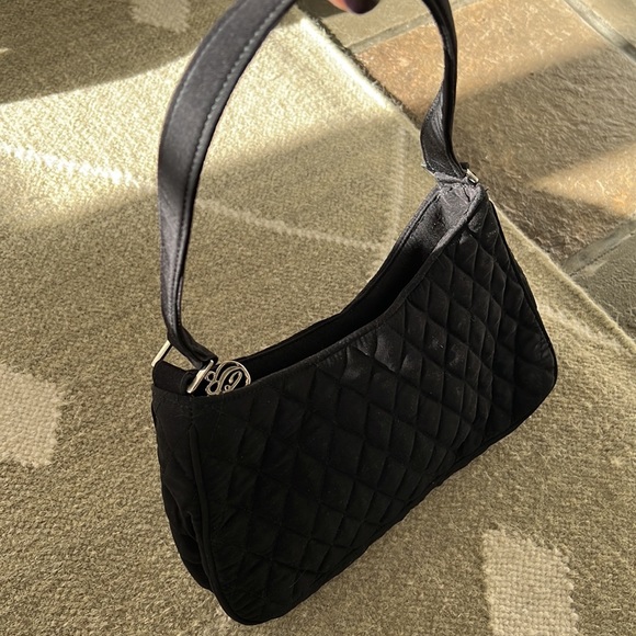 Black quilted nylon Vera Bradley shoulder bag - Picture 3 of 8